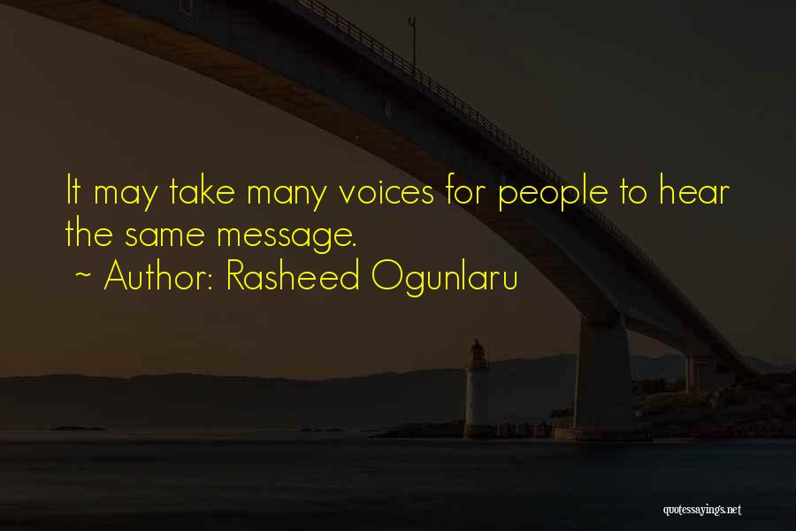 Being Life Lessons Quotes By Rasheed Ogunlaru