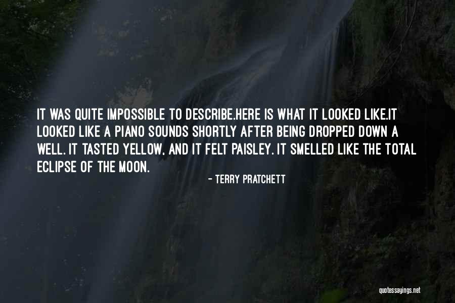 Being Like The Moon Quotes By Terry Pratchett Being Like The Moon Quotes By Terry Pratchett