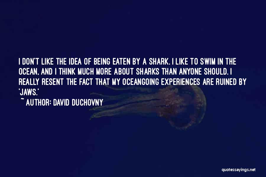 Being Like The Ocean Quotes By David Duchovny