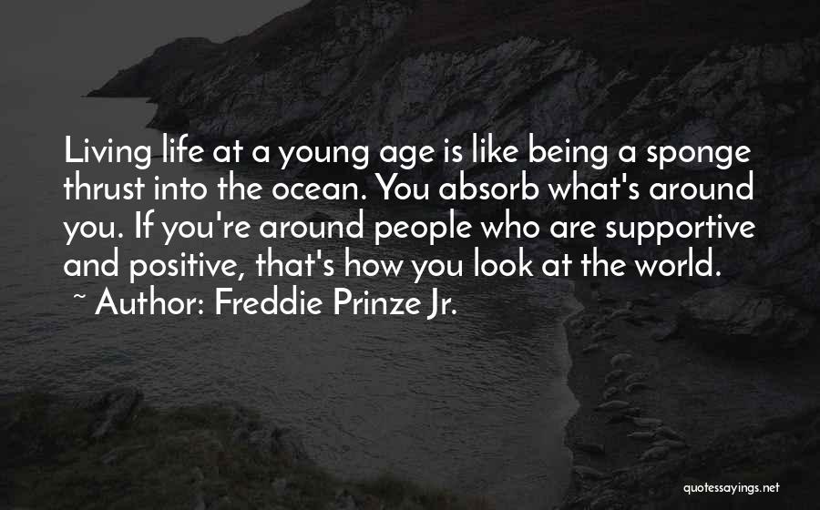 Being Like The Ocean Quotes By Freddie Prinze Jr.