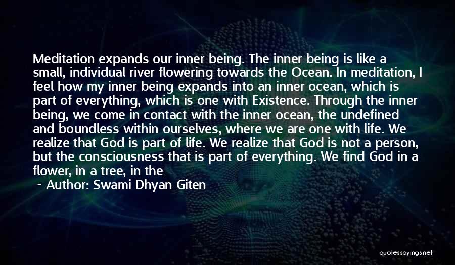 Being Like The Ocean Quotes By Swami Dhyan Giten