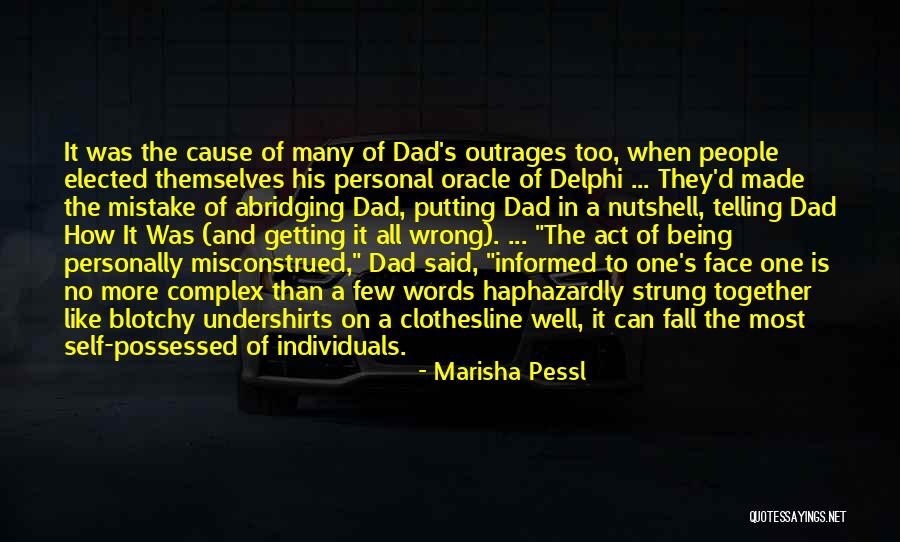 Being Like Your Dad Quotes By Marisha Pessl Being Like Your Dad Quotes By Marisha Pessl