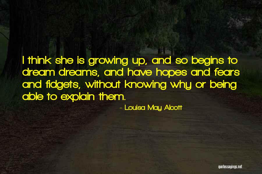 Being Little And Growing Up Quotes By Louisa May Alcott