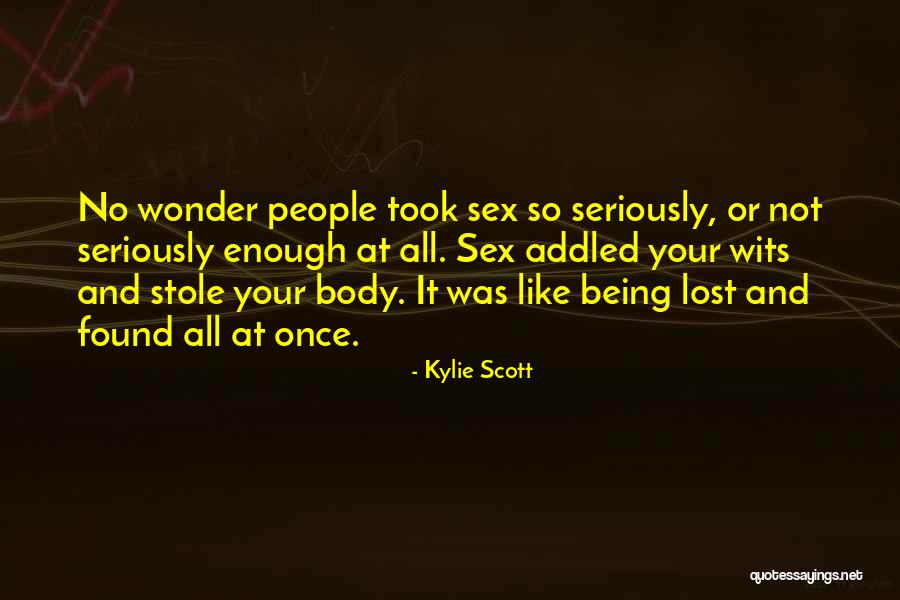 Being Lost And Found Quotes By Kylie Scott