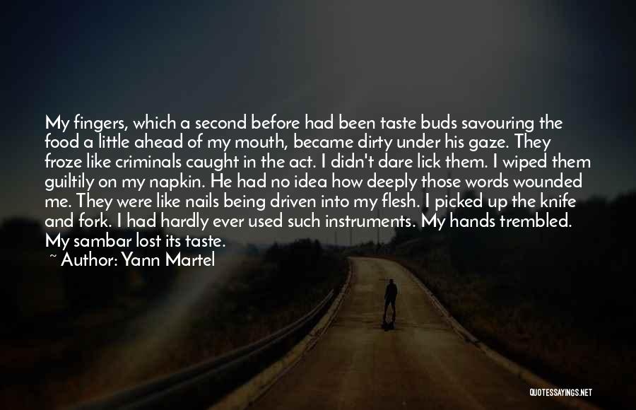 Being Lost For Words Quotes By Yann Martel