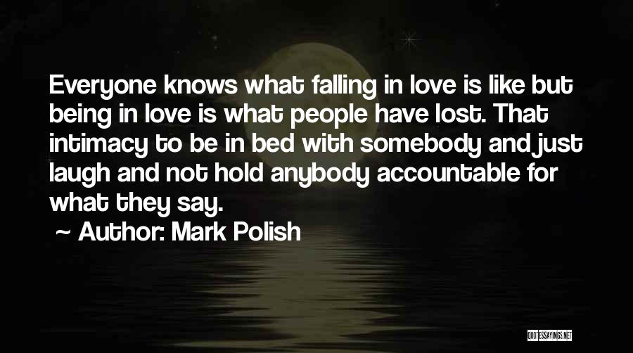 Being Lost In Love Quotes By Mark Polish