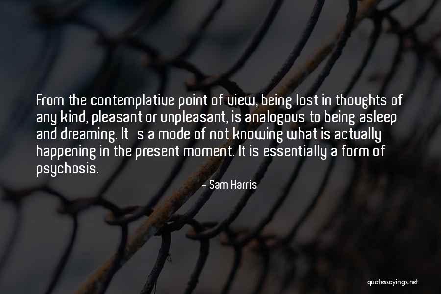 Being Lost In The Moment Quotes By Sam Harris Being Lost In The Moment Quotes By Sam Harris