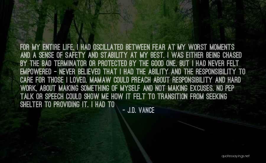 Being Loved Back Quotes By J.D. Vance Being Loved Back Quotes By J.D. Vance