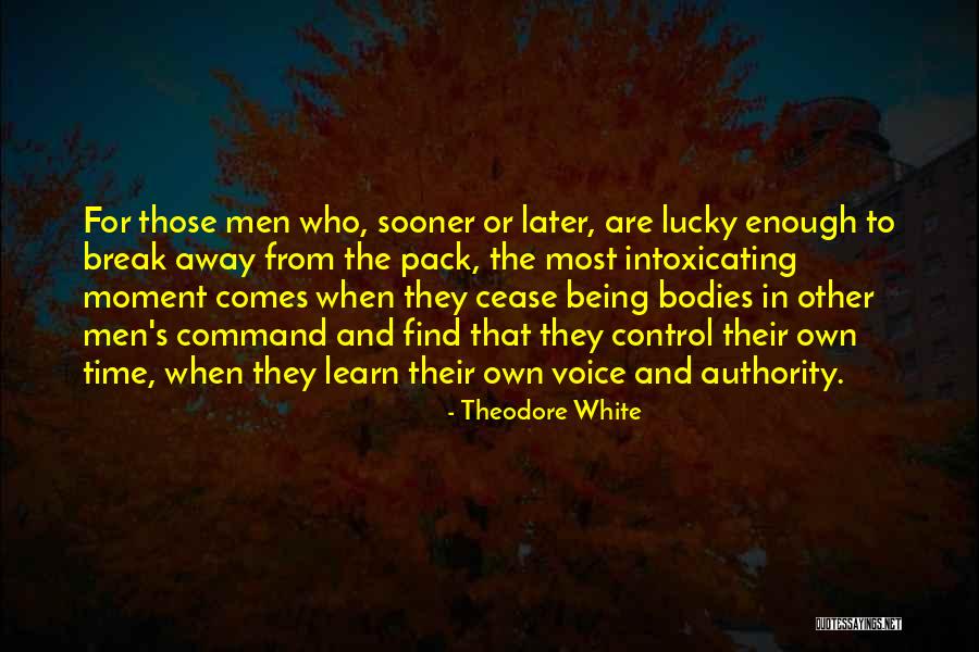 Being Lucky To Have Him Quotes By Theodore White Being Lucky To Have Him Quotes By Theodore White