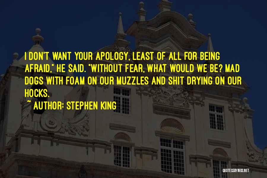 Being Mad Quotes By Stephen King