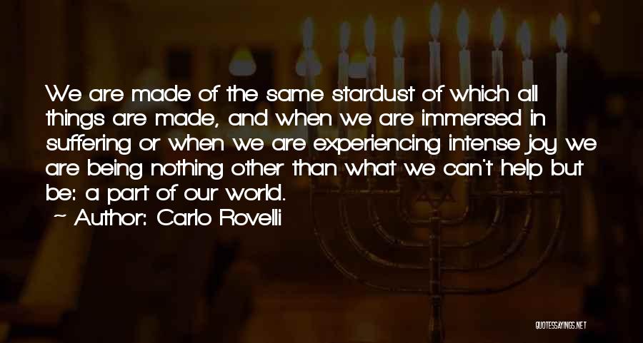 Being Made Of Stardust Quotes By Carlo Rovelli