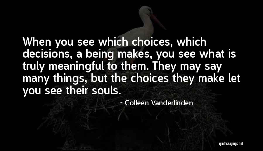 Being Many Things Quotes By Colleen Vanderlinden