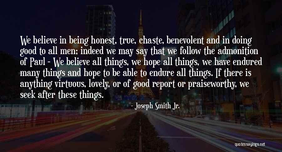 Being Many Things Quotes By Joseph Smith Jr.