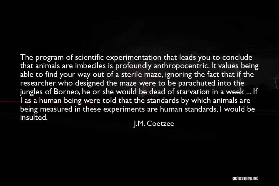 Being Measured Quotes By J.M. Coetzee