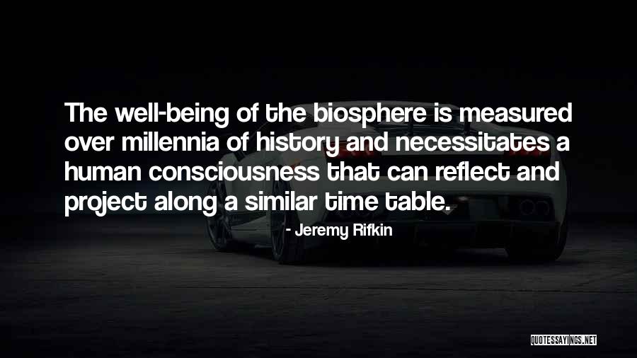 Being Measured Quotes By Jeremy Rifkin