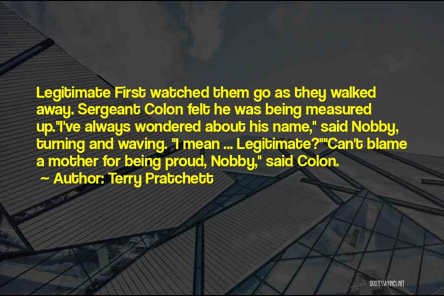 Being Measured Quotes By Terry Pratchett