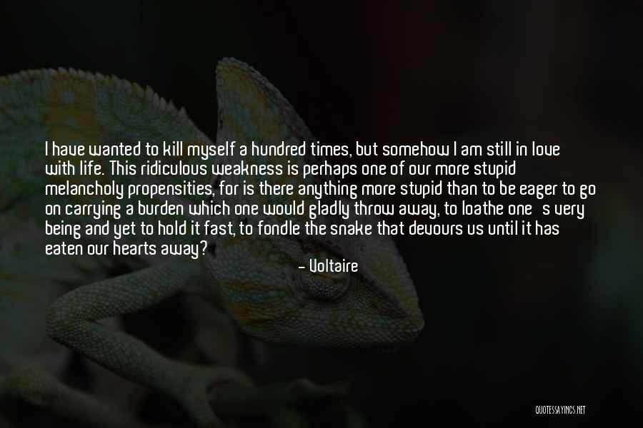 Being Melancholy Quotes By Voltaire Being Melancholy Quotes By Voltaire