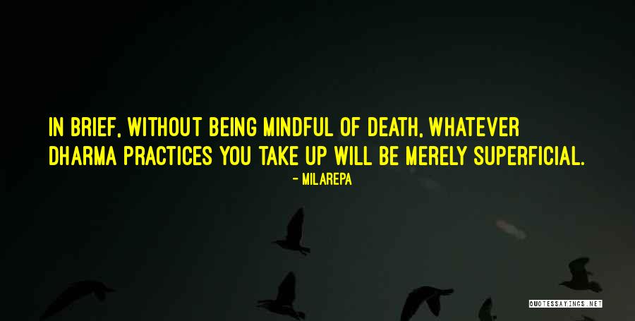Being Mindful Quotes By Milarepa Being Mindful Quotes By Milarepa