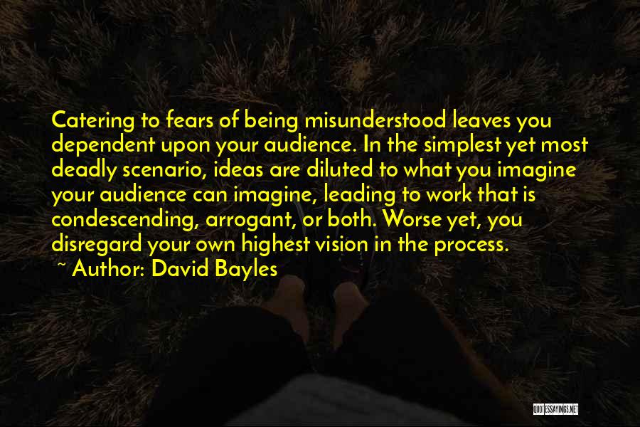 Being Misunderstood Quotes By David Bayles