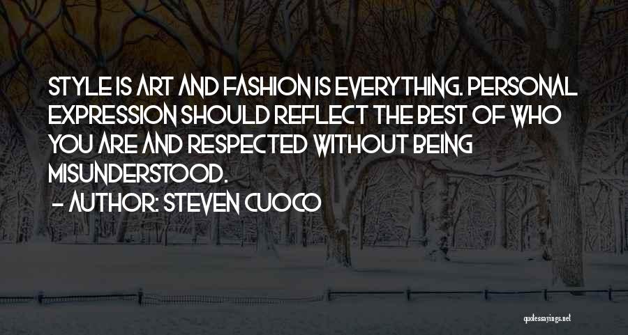 Being Misunderstood Quotes By Steven Cuoco