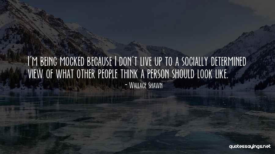 Being Mocked Quotes By Wallace Shawn Being Mocked Quotes By Wallace Shawn