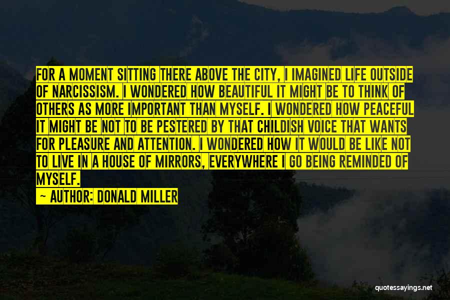 Being More Important Than Others Quotes By Donald Miller