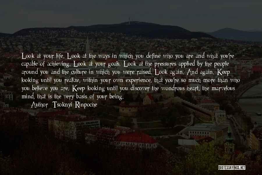 Being More Than You Are Quotes By Tsoknyi Rinpoche