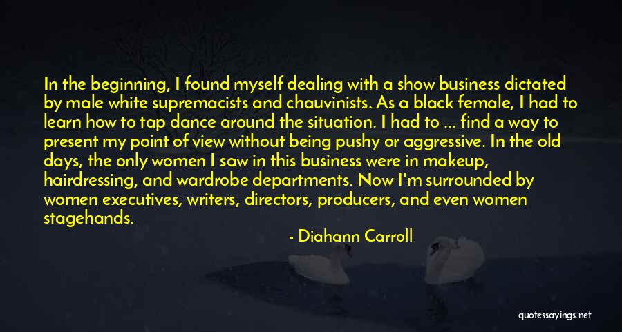 Being Myself Quotes By Diahann Carroll