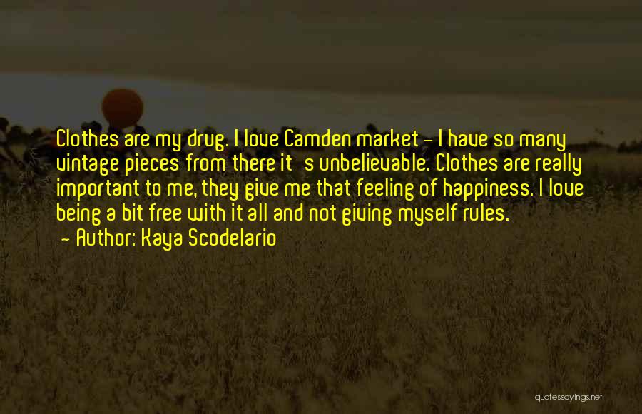 Being Myself Quotes By Kaya Scodelario