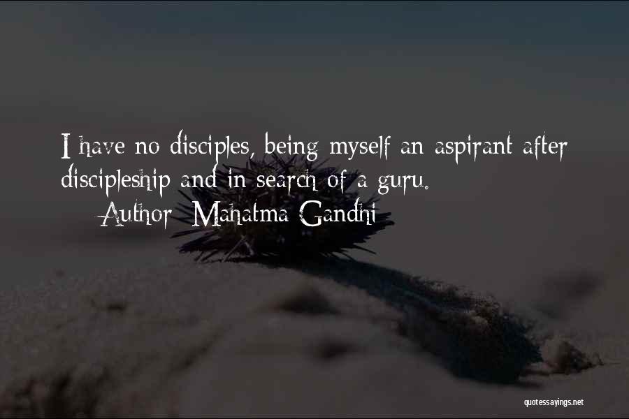 Being Myself Search Quotes By Mahatma Gandhi