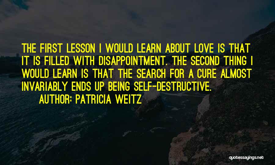 Being Myself Search Quotes By Patricia Weitz