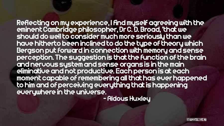 Being Nervous Quotes By Aldous Huxley