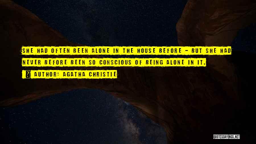 Being Never Alone Quotes By Agatha Christie