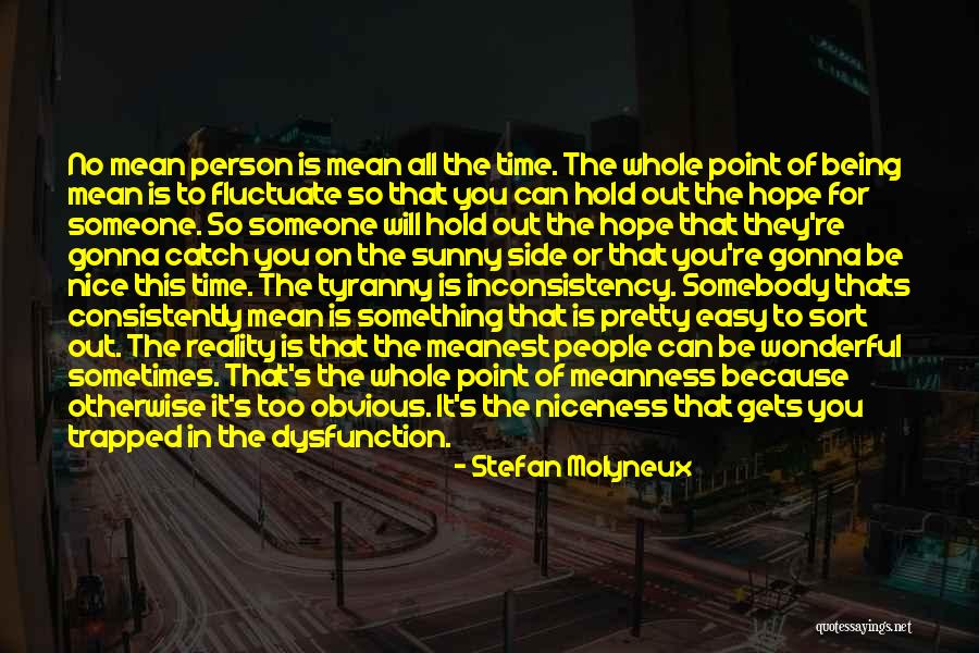 Being Nice Person Quotes By Stefan Molyneux