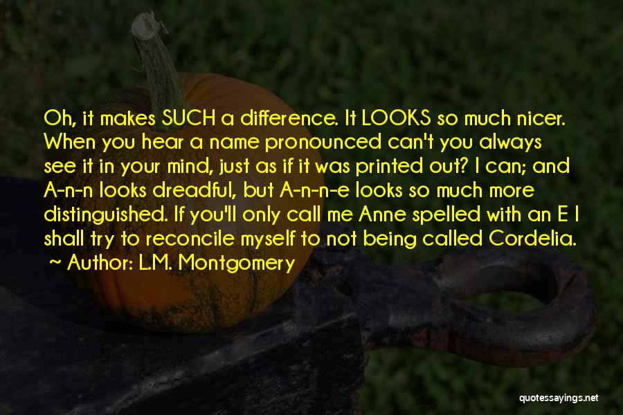 Being Nicer Quotes By L.M. Montgomery