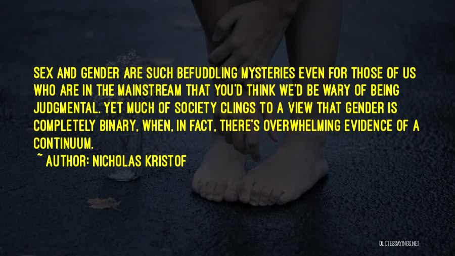 Being Non Judgmental Quotes By Nicholas Kristof