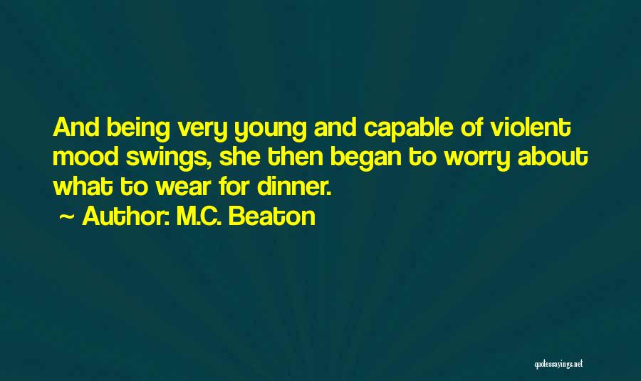 Being Non Violent Quotes By M.C. Beaton