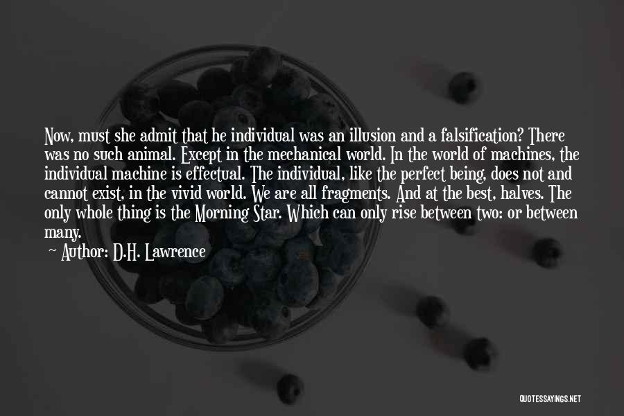 Being Not Perfect Quotes By D.H. Lawrence