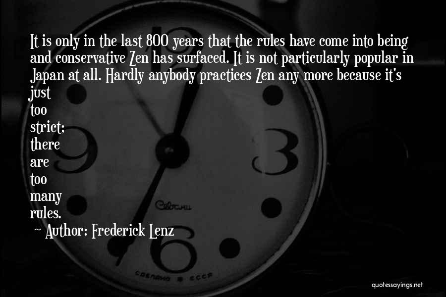 Being Not Popular Quotes By Frederick Lenz