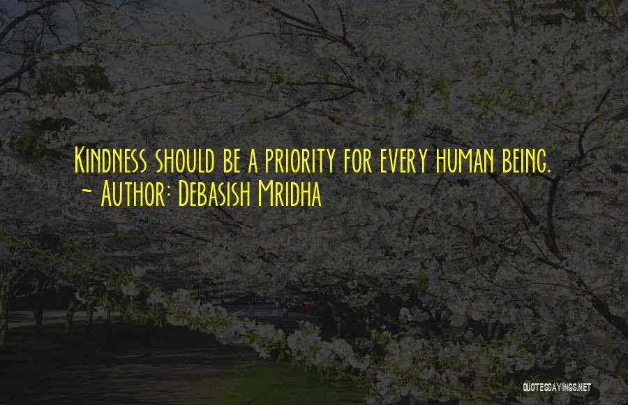 Being Not The Priority Quotes By Debasish Mridha
