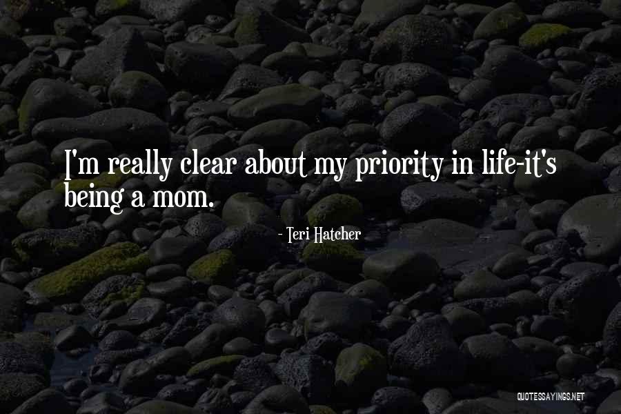 Being Not The Priority Quotes By Teri Hatcher