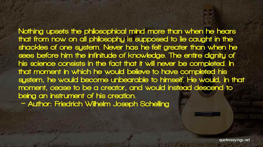 Being Nothing Quotes By Friedrich Wilhelm Joseph Schelling