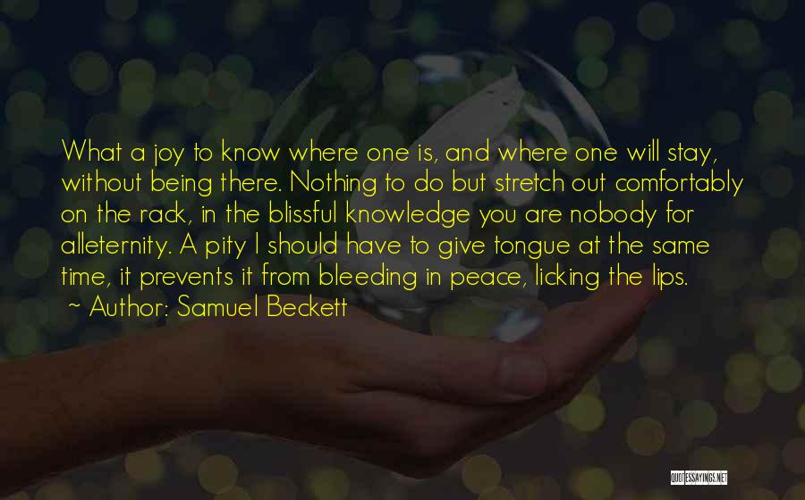 Being Nothing Without You Quotes By Samuel Beckett
