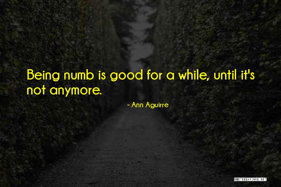 Being Numb Quotes By Ann Aguirre Being Numb Quotes By Ann Aguirre