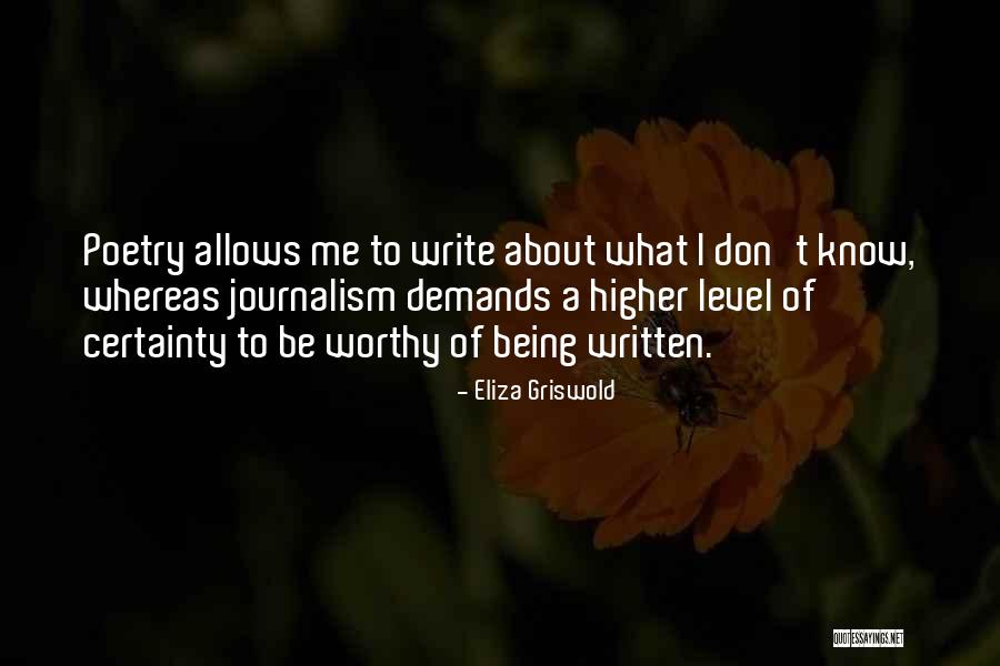 Being Ok With Who You Are Quotes By Eliza Griswold Being Ok With Who You Are Quotes By Eliza Griswold