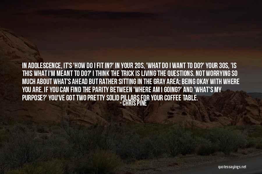 Being Okay But Not Quotes By Chris Pine Being Okay But Not Quotes By Chris Pine