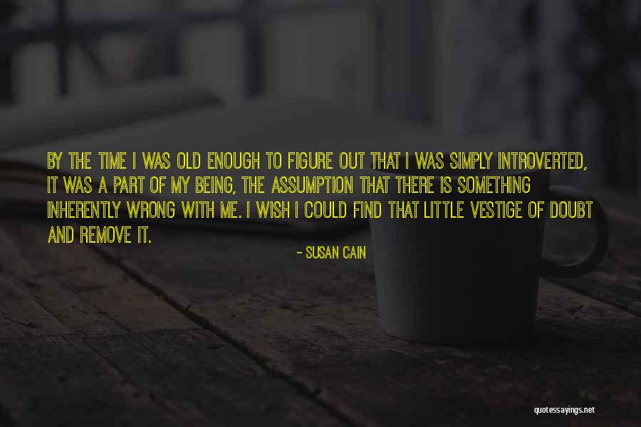 Being Old Enough Quotes By Susan Cain Being Old Enough Quotes By Susan Cain