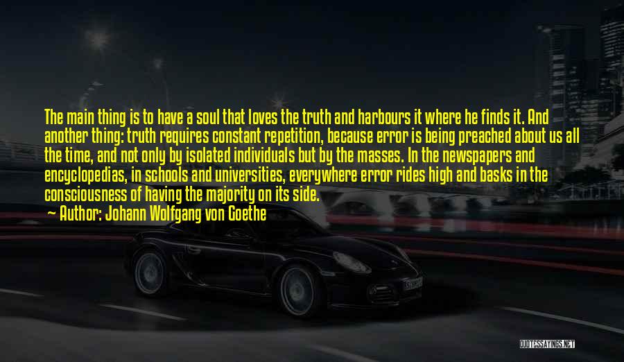 Being On Time For School Quotes By Johann Wolfgang Von Goethe