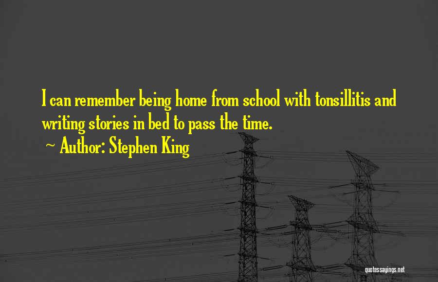 Being On Time For School Quotes By Stephen King