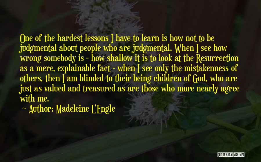 Being One With God Quotes By Madeleine L'Engle